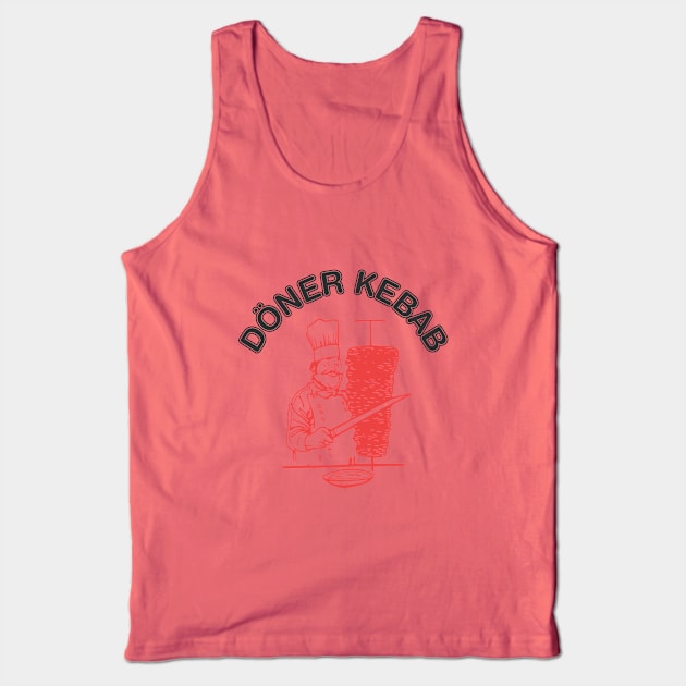 DONER KEBAB BANNER Tank Top by evanwilliansyah